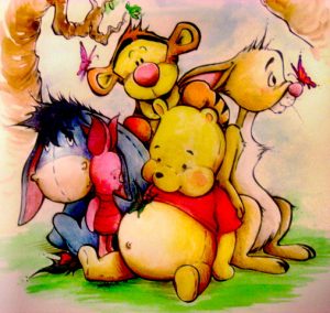 Winnie the Pooh and friends 