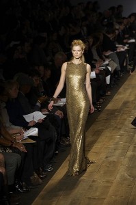 Michael Kors gold dress