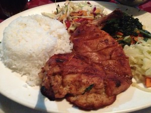 Grilled chicken dinner Nairobi, Kenya