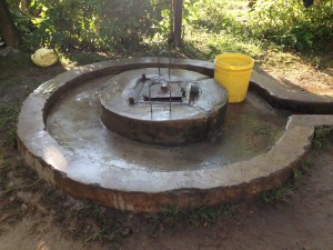 The "washing machine" - a creek and a large stone
