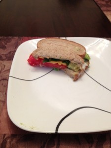 avocado-cilantro-tomato-cheese-sandwich