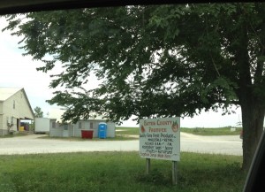 Farmer's market sign