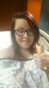 Our middle daughter Eden in labor