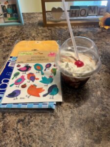 hot fudge sundae for my coffee
