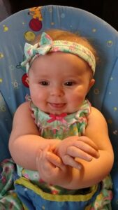 Piper as a baby