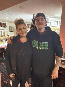 Eden and her friend Derek