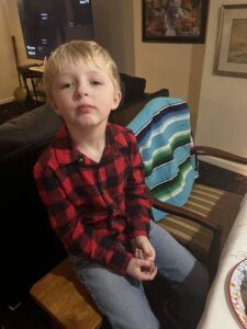Our daughter Heather's fiance Andy's son Eian