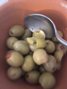 Green olives